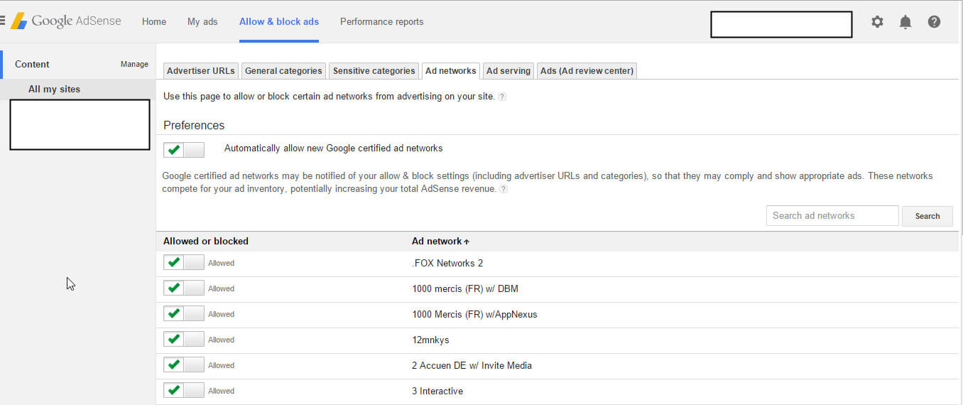 Blocking Ad Networks